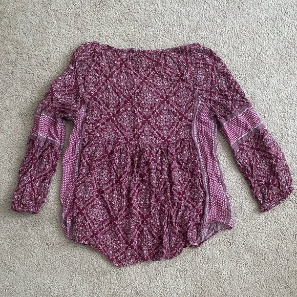 American Eagle Printed Babydoll Top - Picture 2 of 4